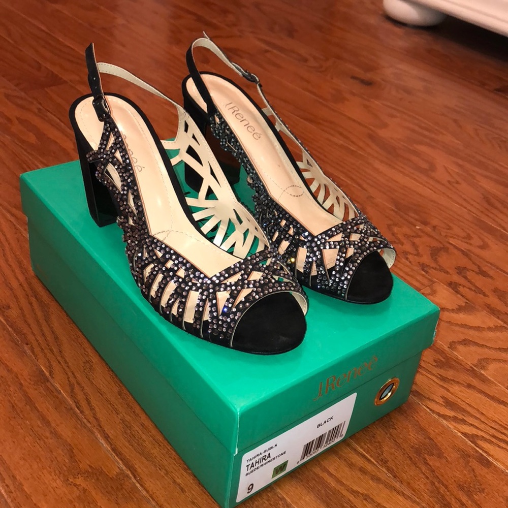 J.Renee black Sandal